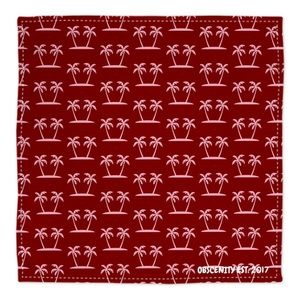 Obscenity Bandana (Palm Trees)